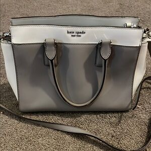 SOLD!! Kate Spade Gray and White Women's Bag